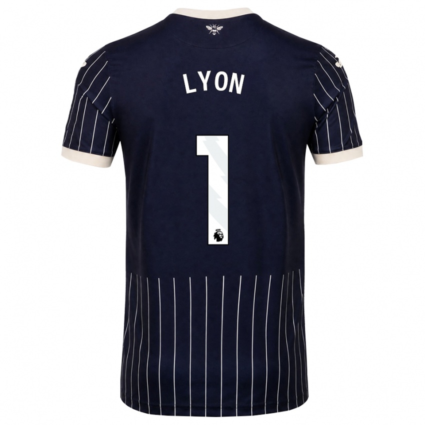 נשים Felix Lyon #1 שחור לבן הרחק ג'רזי 2026/27 חולצה קצרה