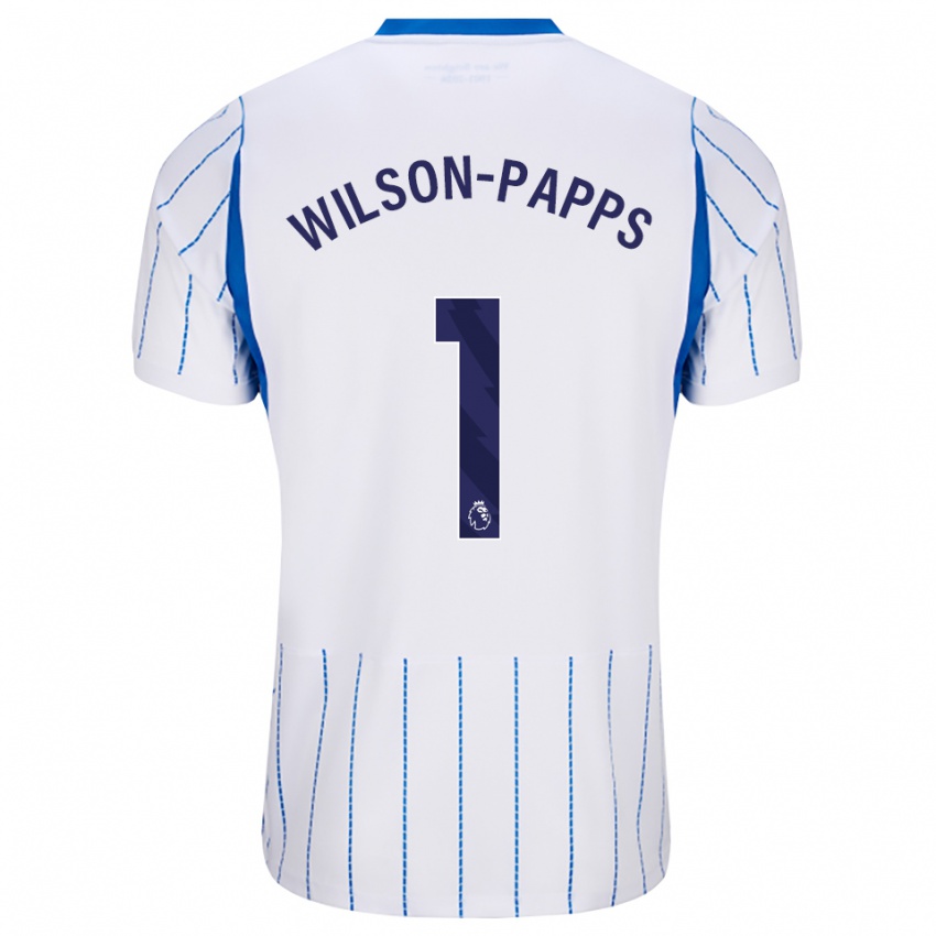 נשים Charlie Wilson-Papps #1 כחול דודוד לבן הרחק ג'רזי 2026/27 חולצה קצרה