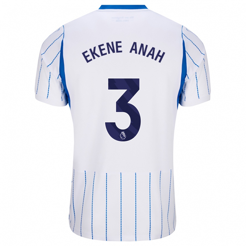 נשים Cristiano Ekene Anah #3 כחול דודוד לבן הרחק ג'רזי 2026/27 חולצה קצרה