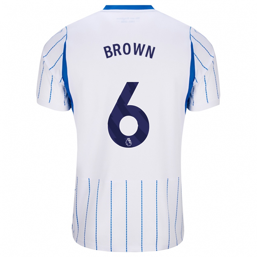 נשים Harrison Brown #6 כחול דודוד לבן הרחק ג'רזי 2026/27 חולצה קצרה