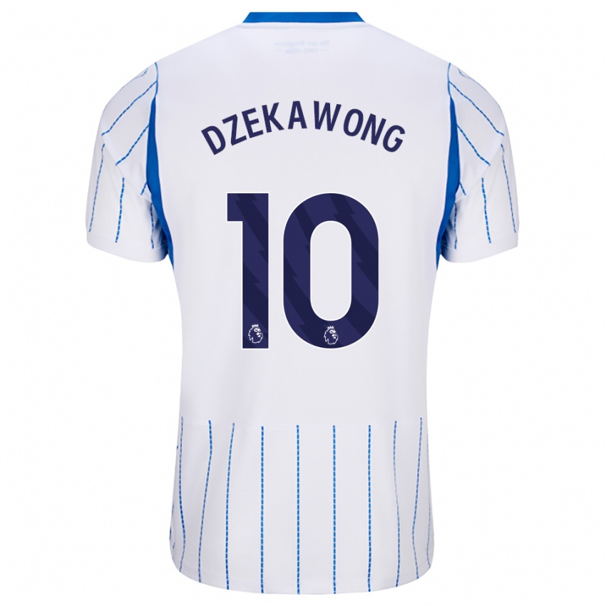 נשים Finn Dzekawong #10 כחול דודוד לבן הרחק ג'רזי 2026/27 חולצה קצרה