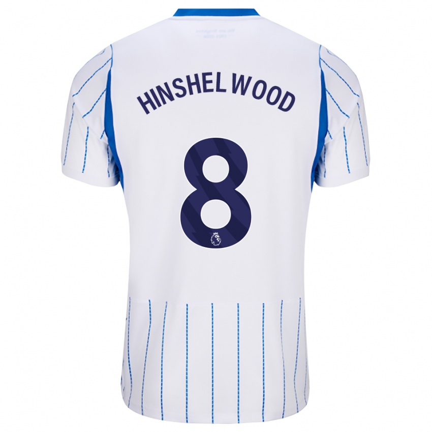 נשים Jack Hinshelwood #8 כחול דודוד לבן הרחק ג'רזי 2026/27 חולצה קצרה