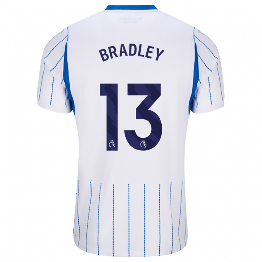 נשים Cash Bradley #13 כחול דודוד לבן הרחק ג'רזי 2026/27 חולצה קצרה