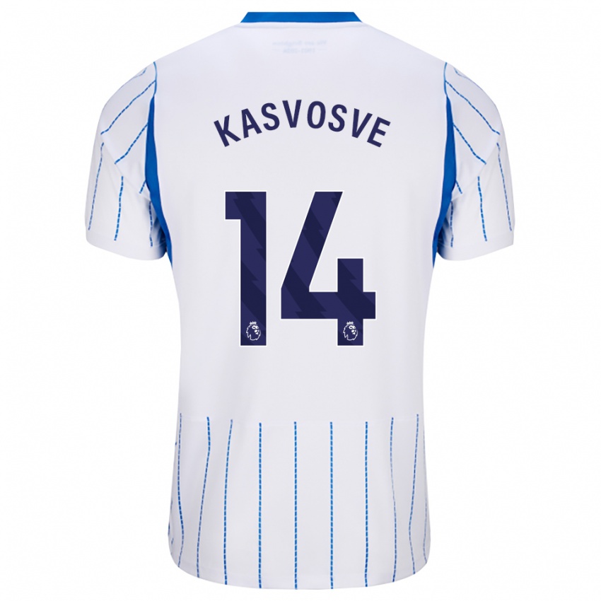 נשים Henry Kasvosve #14 כחול דודוד לבן הרחק ג'רזי 2026/27 חולצה קצרה