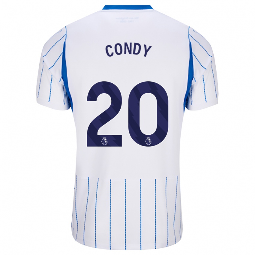 נשים Chris Condy #20 כחול דודוד לבן הרחק ג'רזי 2026/27 חולצה קצרה