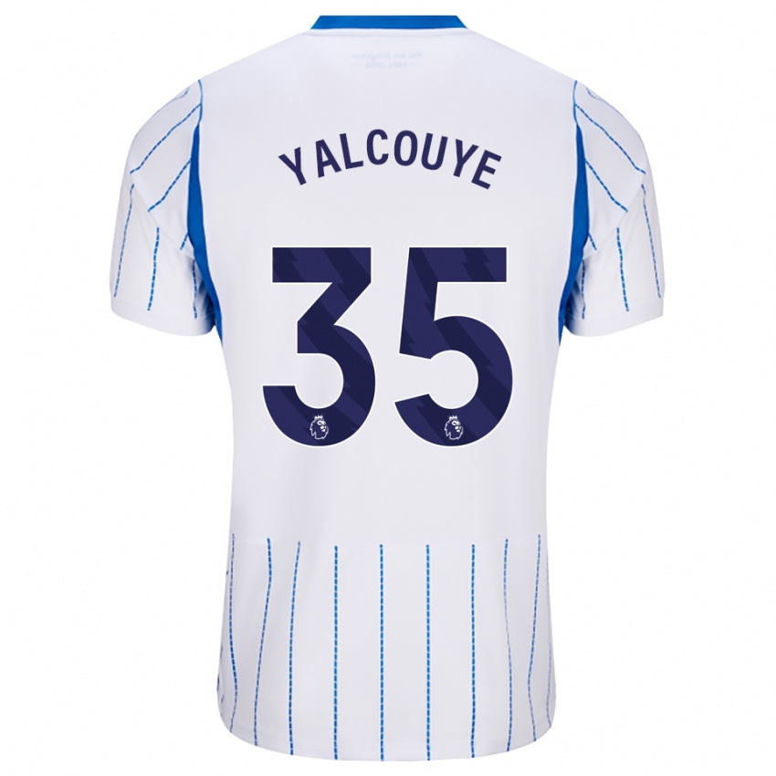 נשים Malick Junior Yalcouyé #35 כחול דודוד לבן הרחק ג'רזי 2026/27 חולצה קצרה