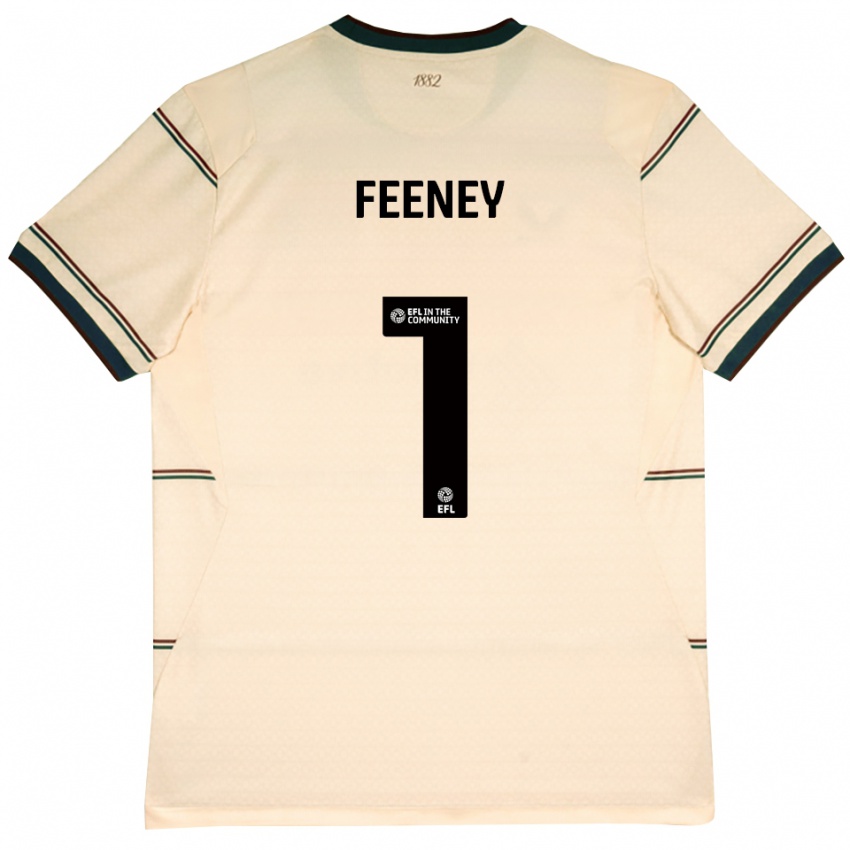 נשים Callum Feeney #1 בז' בורדו הרחק ג'רזי 2026/27 חולצה קצרה