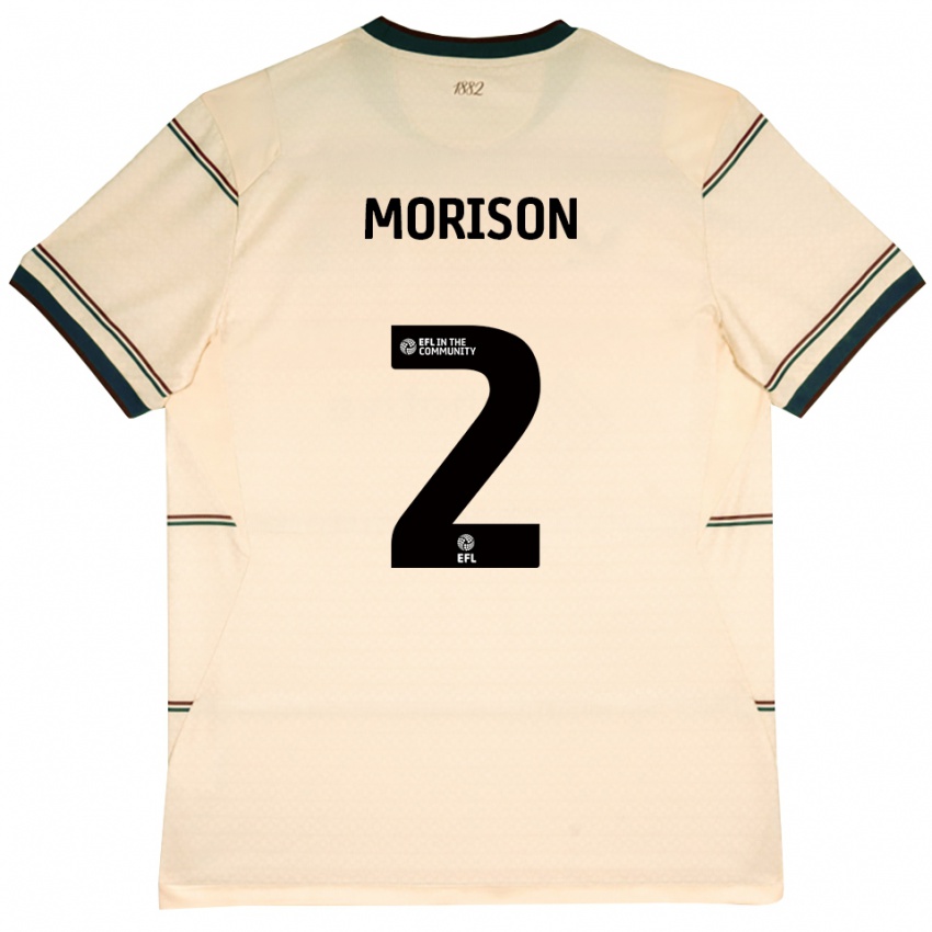 נשים Dylan Morison #2 בז' בורדו הרחק ג'רזי 2026/27 חולצה קצרה