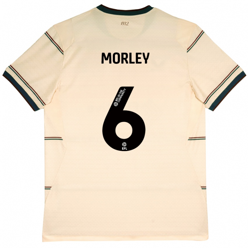 נשים Samuel Morley #6 בז' בורדו הרחק ג'רזי 2026/27 חולצה קצרה