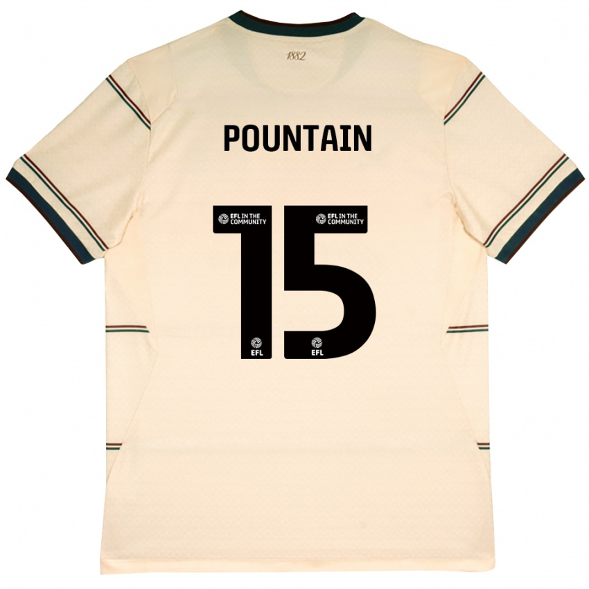 נשים Nathan Pountain #15 בז' בורדו הרחק ג'רזי 2026/27 חולצה קצרה