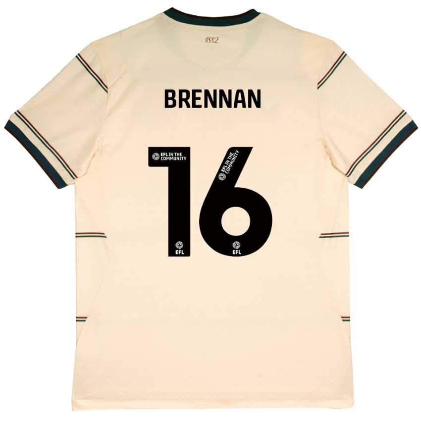 נשים Corey Brennan #16 בז' בורדו הרחק ג'רזי 2026/27 חולצה קצרה