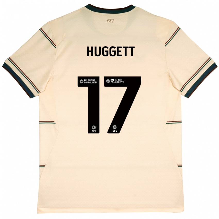 נשים Aiden Huggett #17 בז' בורדו הרחק ג'רזי 2026/27 חולצה קצרה