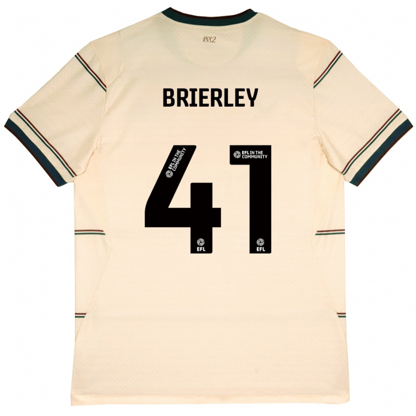 נשים George Brierley #41 בז' בורדו הרחק ג'רזי 2026/27 חולצה קצרה