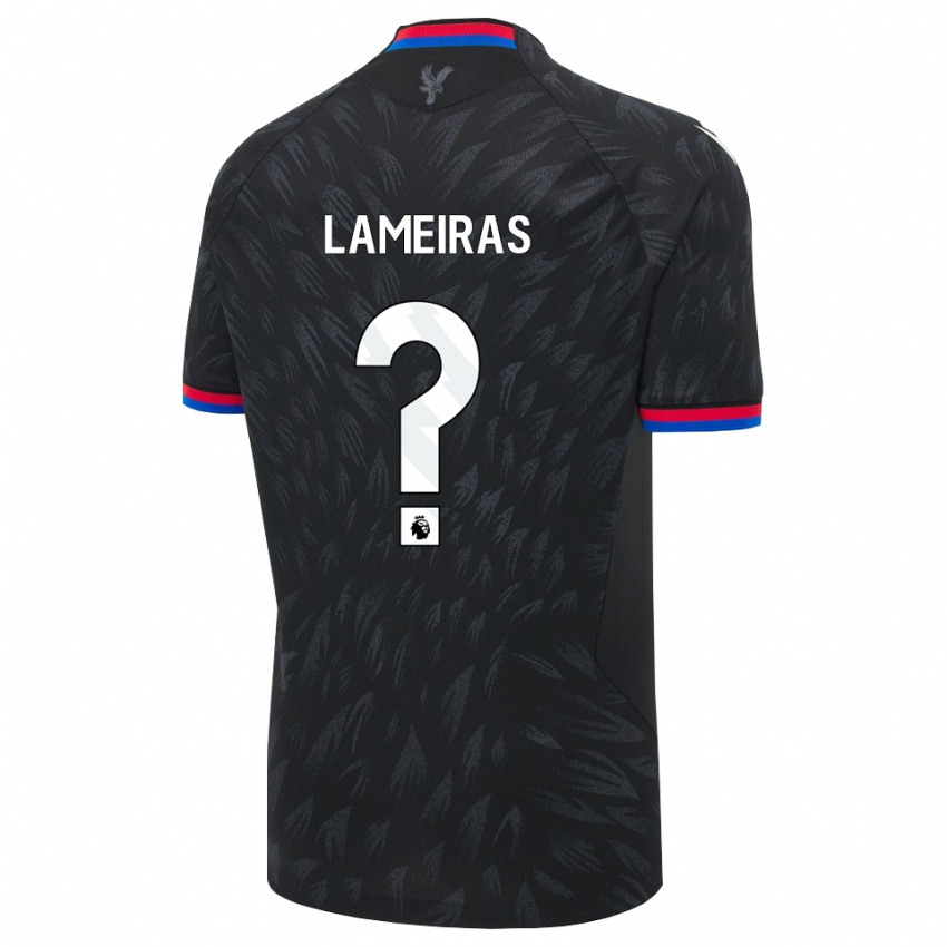 נשים Enrique Lameiras #0 שחור כחול אדום הרחק ג'רזי 2026/27 חולצה קצרה
