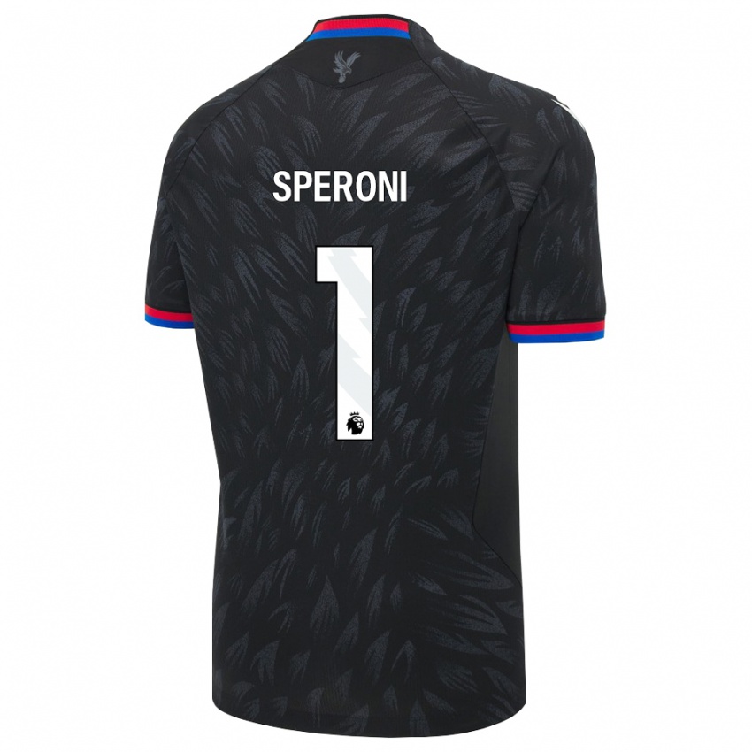 נשים Thiago Speroni #1 שחור כחול אדום הרחק ג'רזי 2026/27 חולצה קצרה
