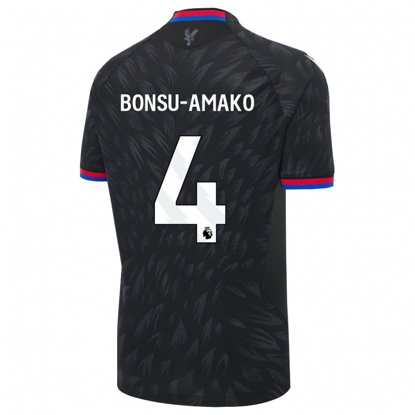 נשים Sebastian Bonsu-Amako #4 שחור כחול אדום הרחק ג'רזי 2026/27 חולצה קצרה
