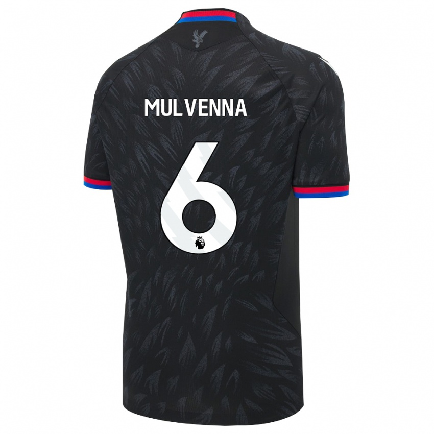 נשים Alfie Mulvenna #6 שחור כחול אדום הרחק ג'רזי 2026/27 חולצה קצרה