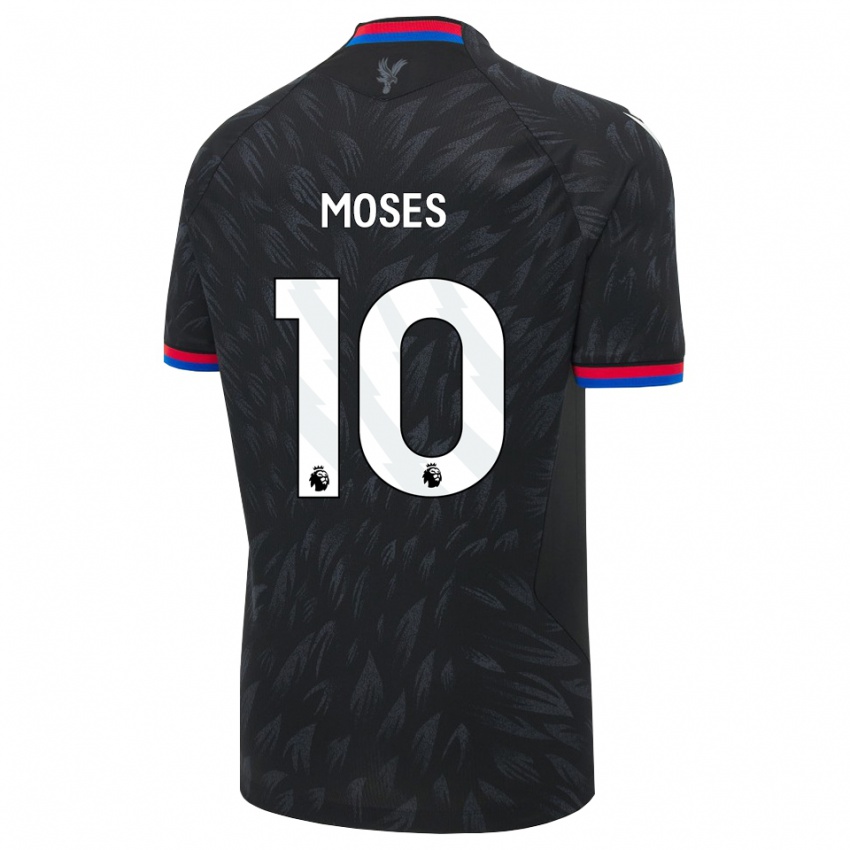 נשים Kayden Moses #10 שחור כחול אדום הרחק ג'רזי 2026/27 חולצה קצרה