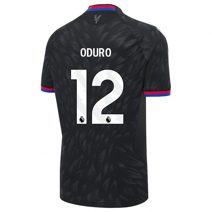 נשים Stuart Oduro #12 שחור כחול אדום הרחק ג'רזי 2026/27 חולצה קצרה
