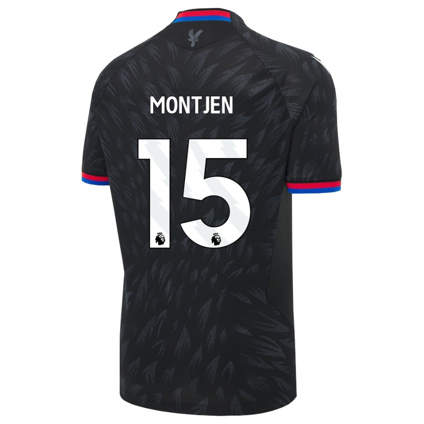 נשים David Montjen #15 שחור כחול אדום הרחק ג'רזי 2026/27 חולצה קצרה