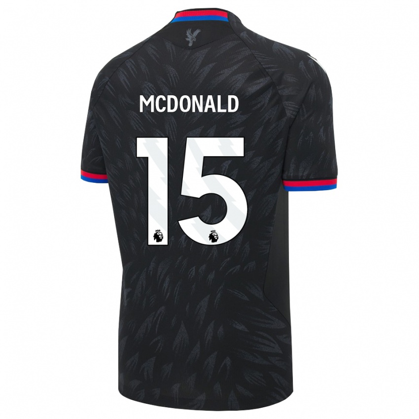 נשים Jayden Mcdonald #15 שחור כחול אדום הרחק ג'רזי 2026/27 חולצה קצרה