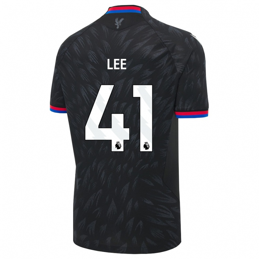 נשים Harry Lee #41 שחור כחול אדום הרחק ג'רזי 2026/27 חולצה קצרה