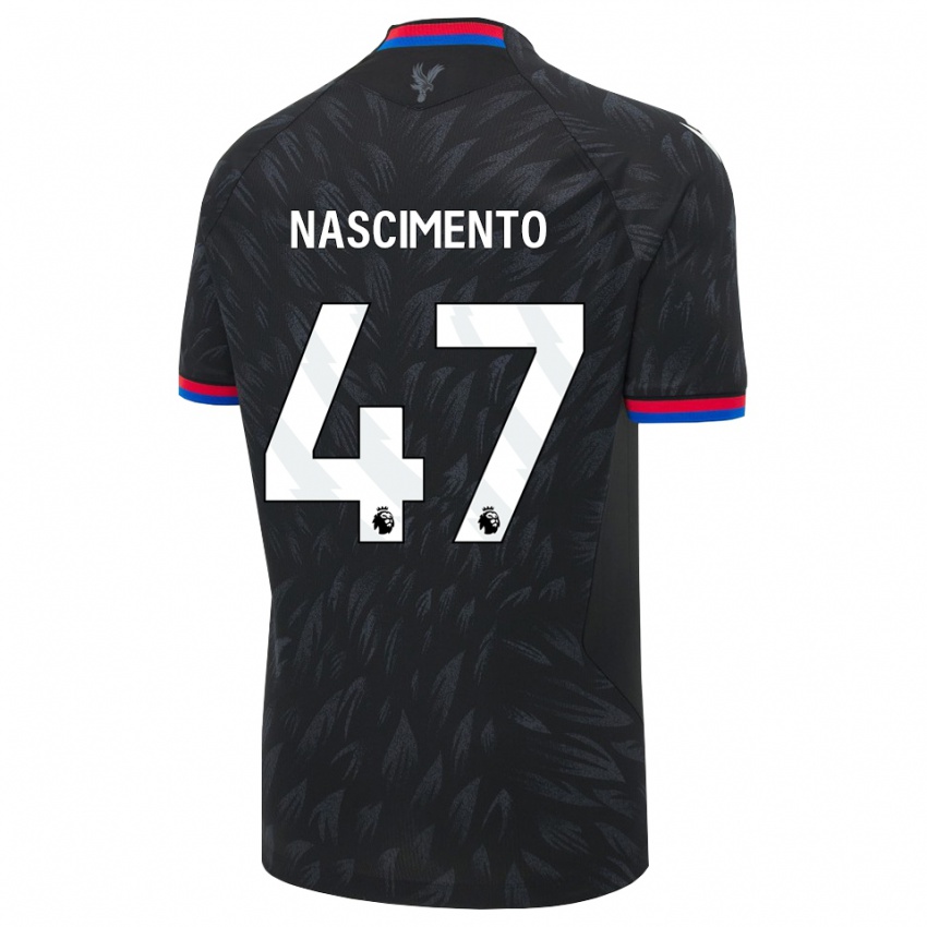 נשים Adler Nascimento #47 שחור כחול אדום הרחק ג'רזי 2026/27 חולצה קצרה