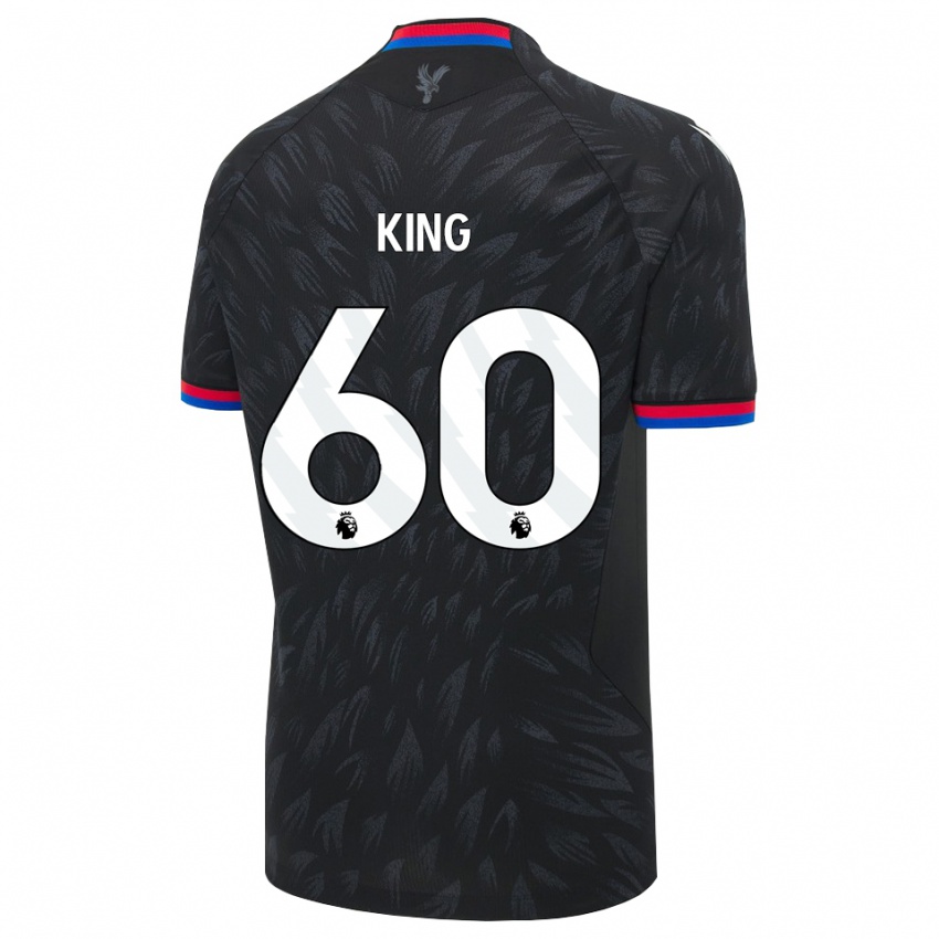 נשים George King #60 שחור כחול אדום הרחק ג'רזי 2026/27 חולצה קצרה