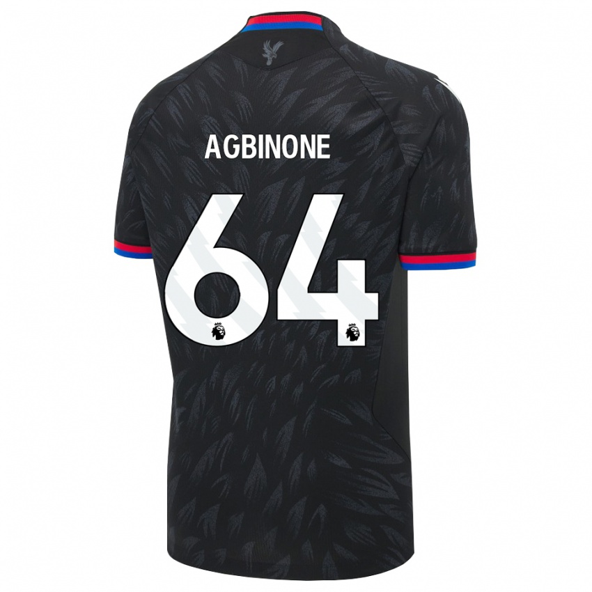 נשים Asher Agbinone #64 שחור כחול אדום הרחק ג'רזי 2026/27 חולצה קצרה