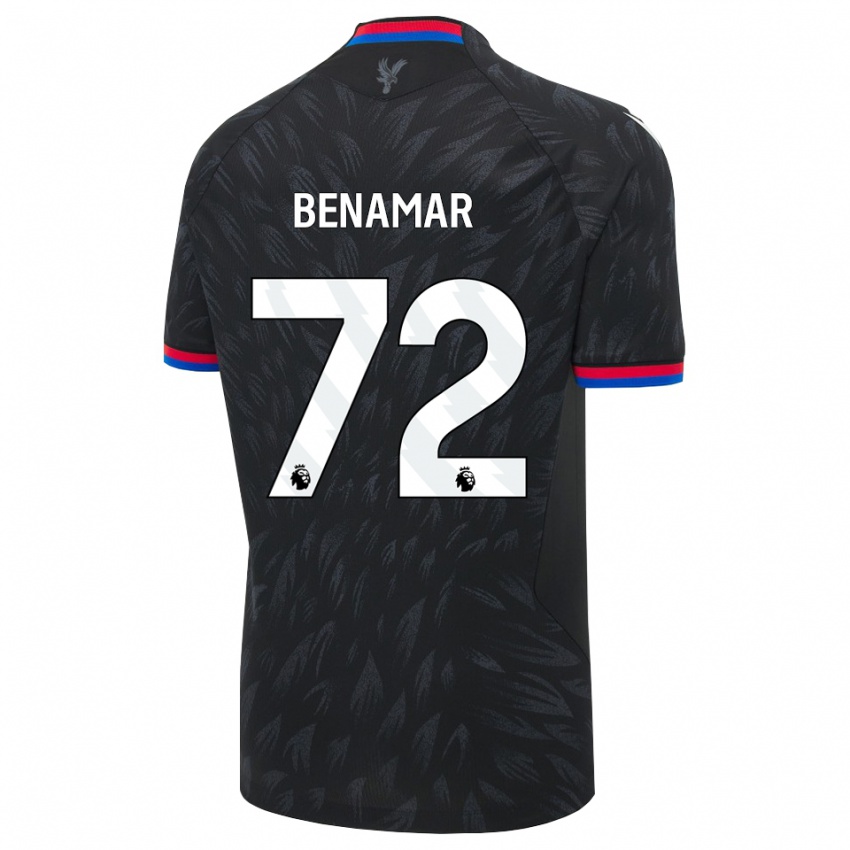 נשים Dean Benamar #72 שחור כחול אדום הרחק ג'רזי 2026/27 חולצה קצרה