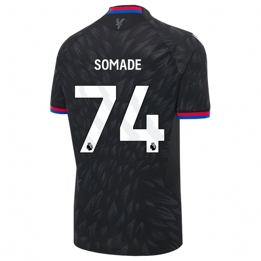 נשים Sean Somade #74 שחור כחול אדום הרחק ג'רזי 2026/27 חולצה קצרה