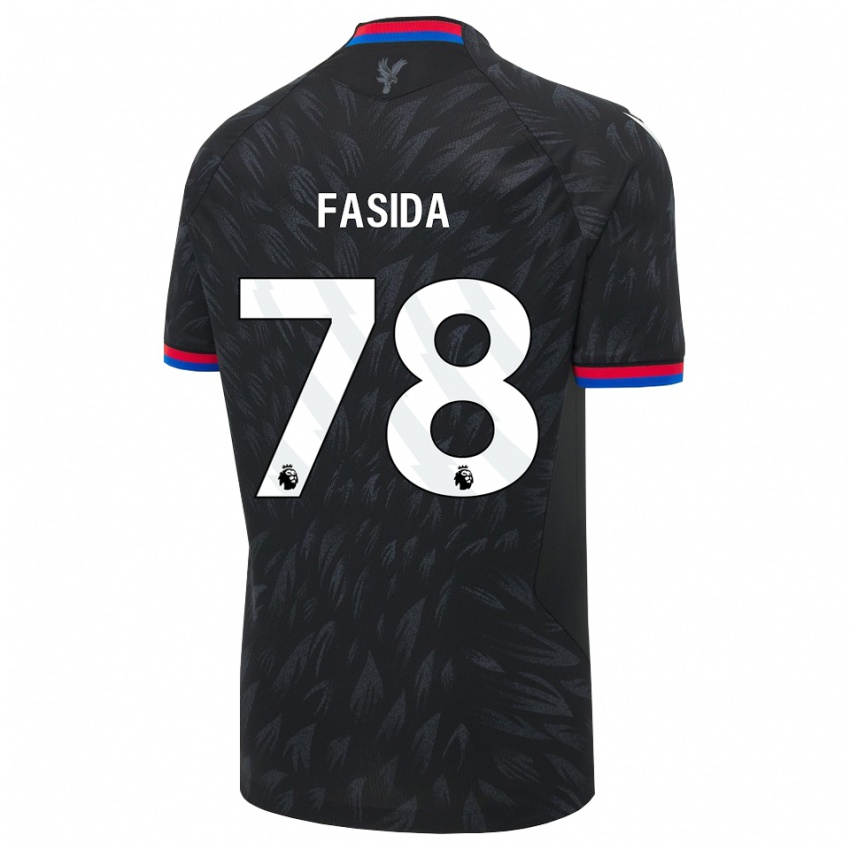 נשים Jacob Fasida #78 שחור כחול אדום הרחק ג'רזי 2026/27 חולצה קצרה