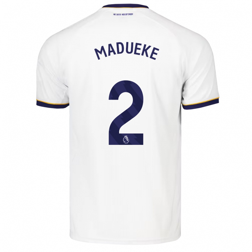 נשים Divine Madueke #2 כחול חצות לבן צהוב הרחק ג'רזי 2026/27 חולצה קצרה