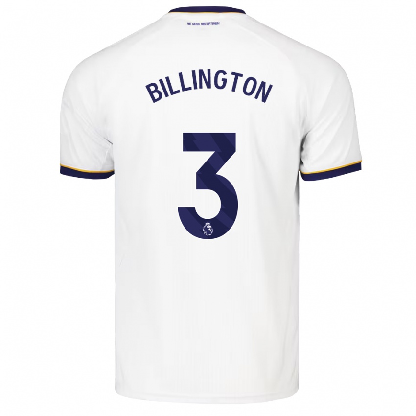 נשים Harvey Billington #3 כחול חצות לבן צהוב הרחק ג'רזי 2026/27 חולצה קצרה