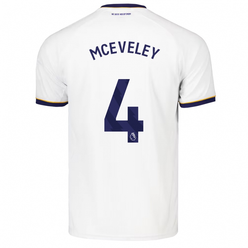 נשים Harlow Mceveley #4 כחול חצות לבן צהוב הרחק ג'רזי 2026/27 חולצה קצרה