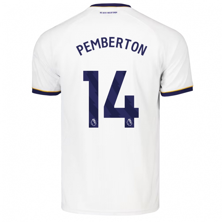 נשים Dafi-Tomos Pemberton #14 כחול חצות לבן צהוב הרחק ג'רזי 2026/27 חולצה קצרה