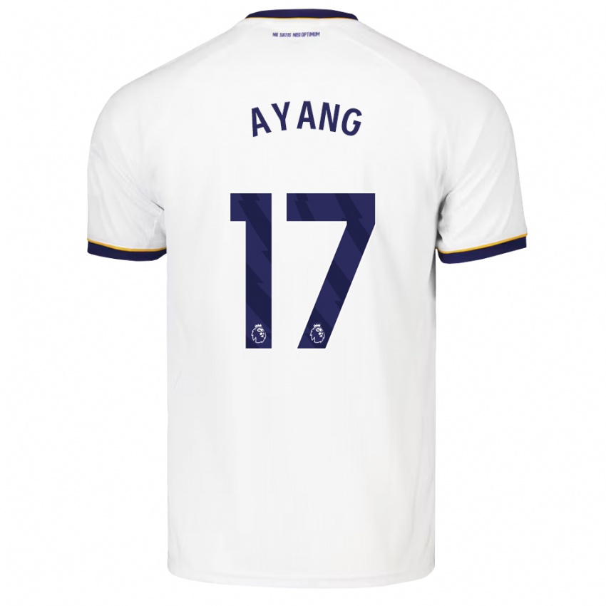 נשים Godswill Ayang #17 כחול חצות לבן צהוב הרחק ג'רזי 2026/27 חולצה קצרה
