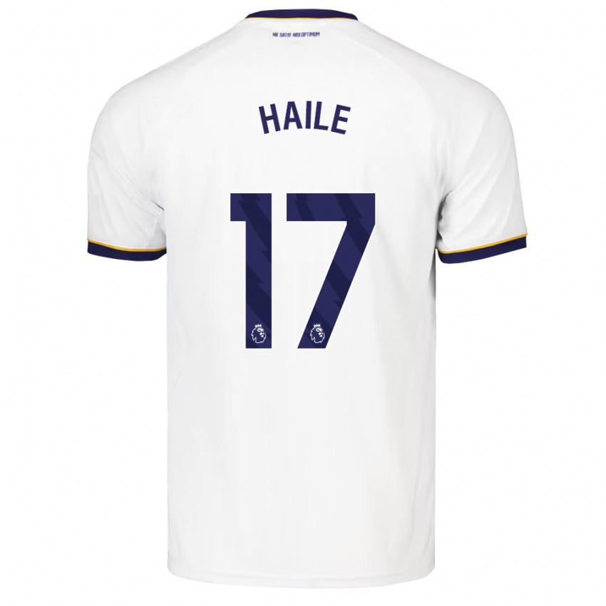 נשים Siem Haile #17 כחול חצות לבן צהוב הרחק ג'רזי 2026/27 חולצה קצרה