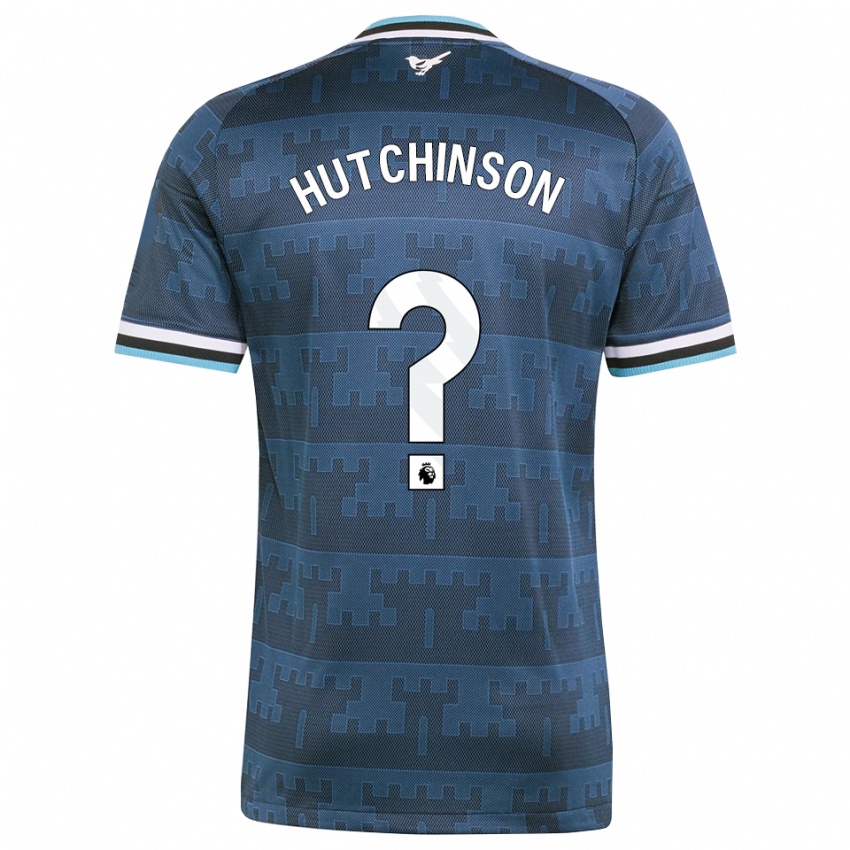 נשים Noah Hutchinson #0 צהוב שחור כחול הרחק ג'רזי 2026/27 חולצה קצרה