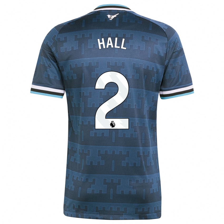 נשים Eli Hall #2 צהוב שחור כחול הרחק ג'רזי 2026/27 חולצה קצרה