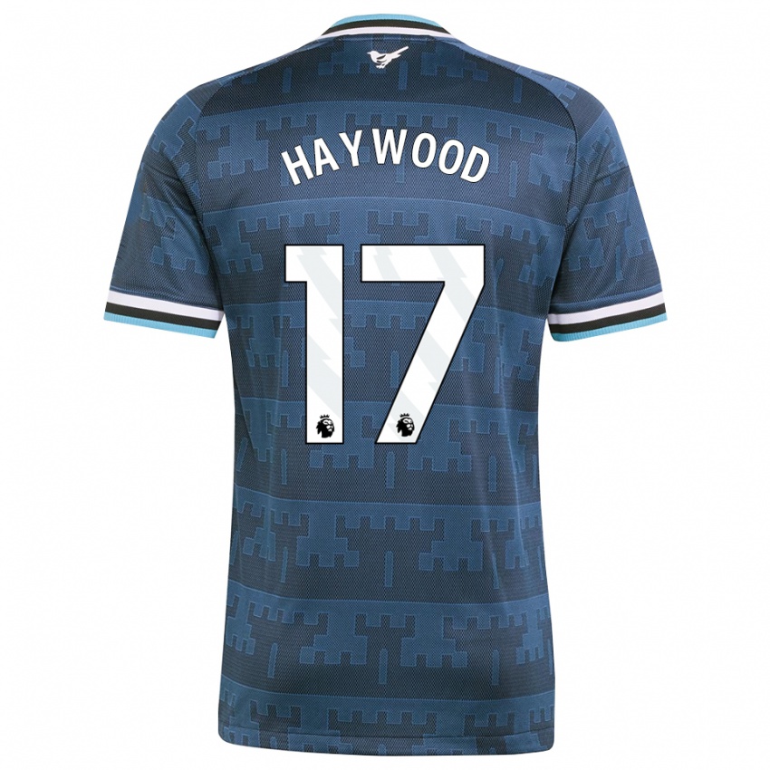 נשים Sophie Haywood #17 צהוב שחור כחול הרחק ג'רזי 2026/27 חולצה קצרה