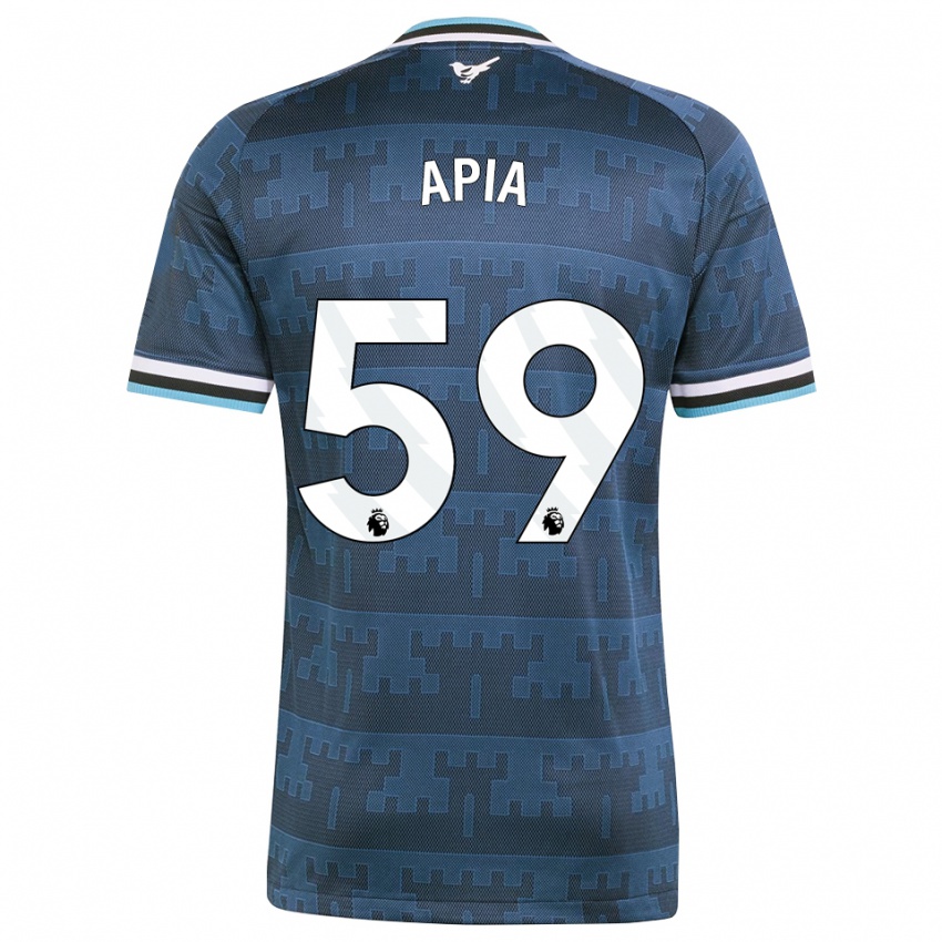 נשים Aaron Apia #59 צהוב שחור כחול הרחק ג'רזי 2026/27 חולצה קצרה