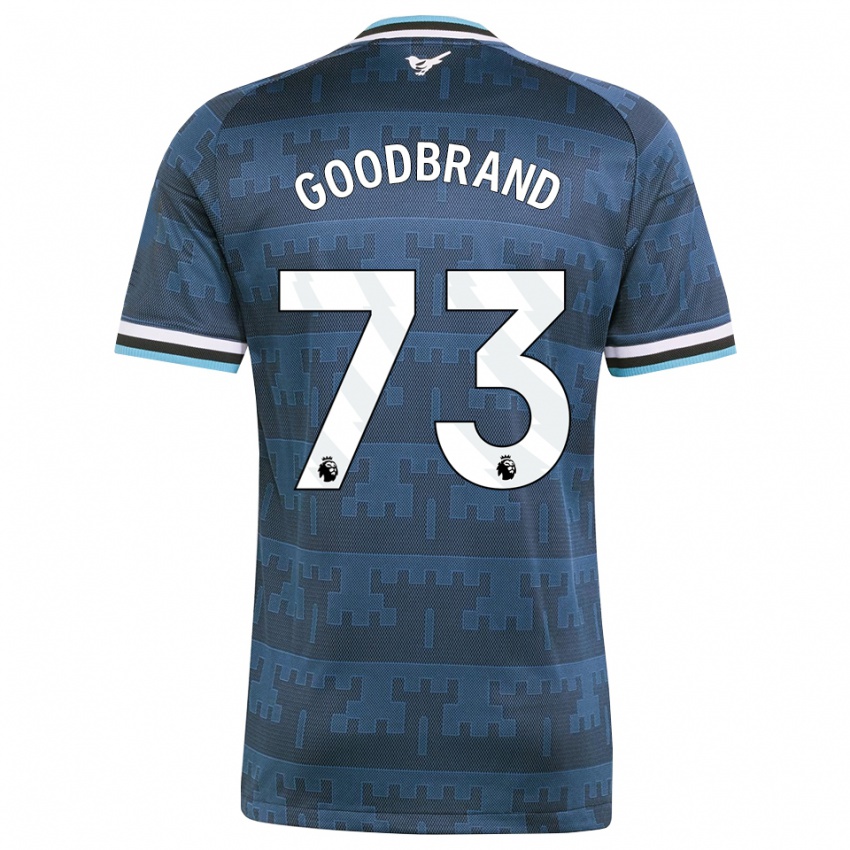 נשים Oliver Goodbrand #73 צהוב שחור כחול הרחק ג'רזי 2026/27 חולצה קצרה