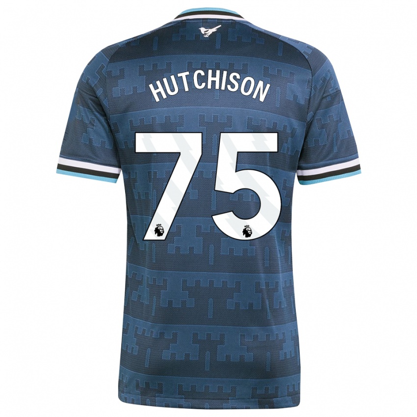 נשים Alfie Hutchison #75 צהוב שחור כחול הרחק ג'רזי 2026/27 חולצה קצרה