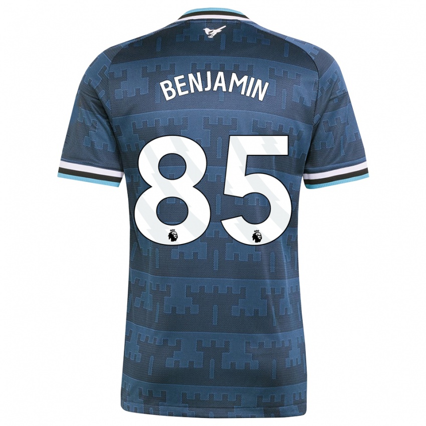 נשים Theo Benjamin #85 צהוב שחור כחול הרחק ג'רזי 2026/27 חולצה קצרה