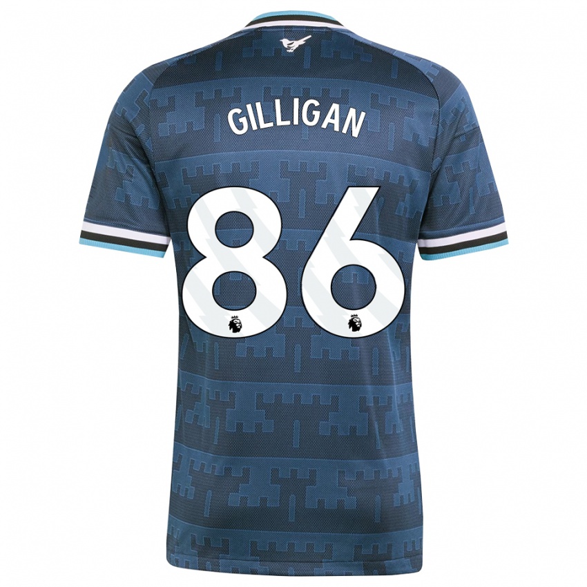 נשים Luke Gilligan #86 צהוב שחור כחול הרחק ג'רזי 2026/27 חולצה קצרה