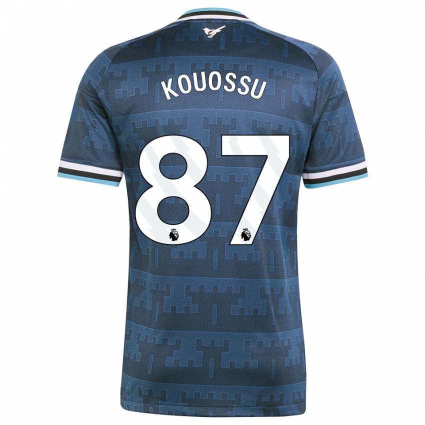 נשים Jayden Kouossu #87 צהוב שחור כחול הרחק ג'רזי 2026/27 חולצה קצרה