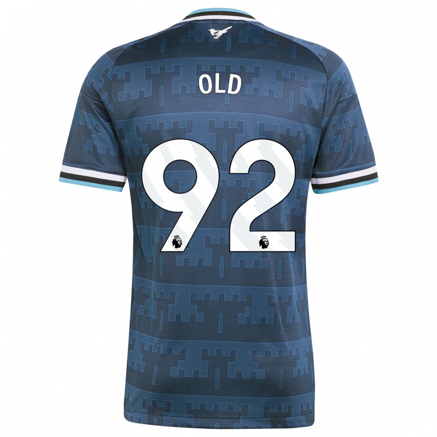 נשים Thomas Old #92 צהוב שחור כחול הרחק ג'רזי 2026/27 חולצה קצרה