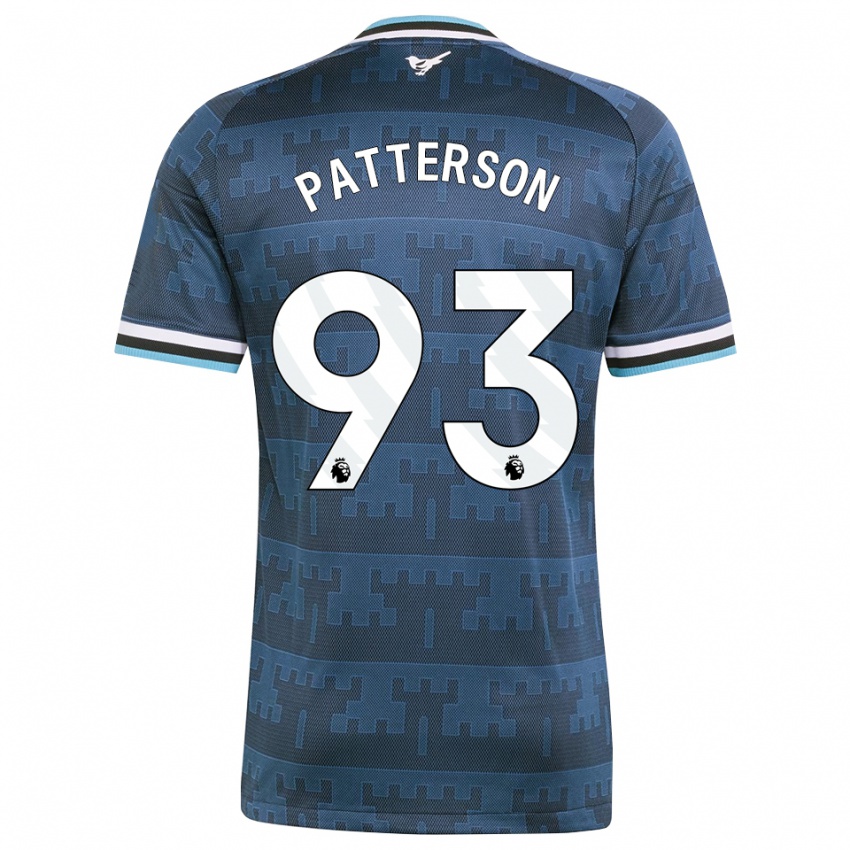 נשים Jack Patterson #93 צהוב שחור כחול הרחק ג'רזי 2026/27 חולצה קצרה
