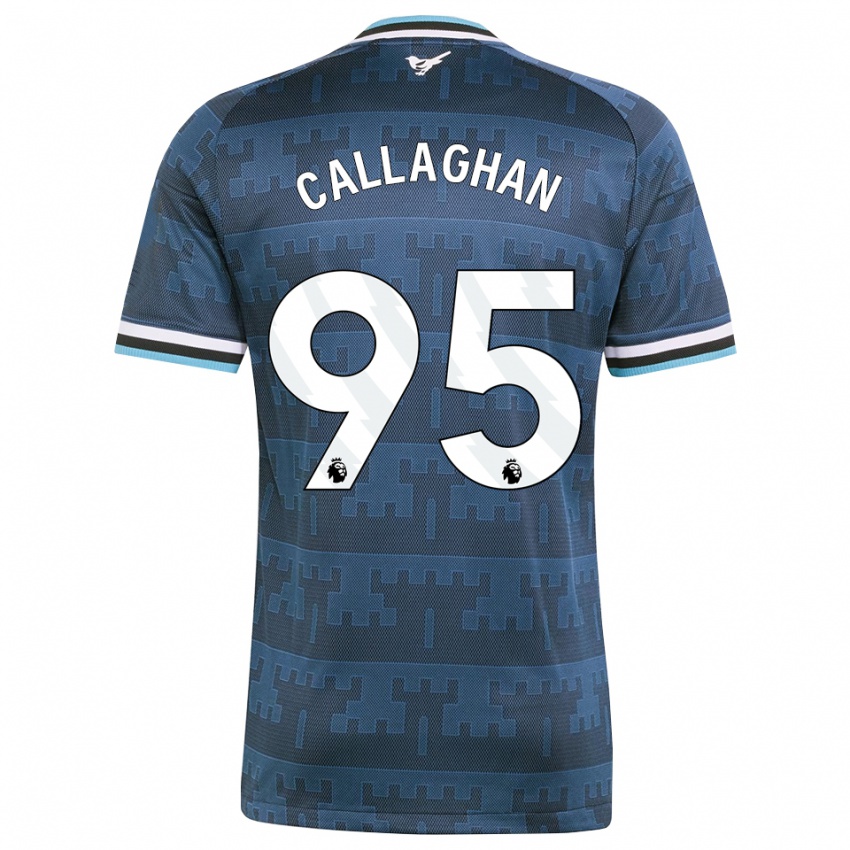 נשים Jack Callaghan #95 צהוב שחור כחול הרחק ג'רזי 2026/27 חולצה קצרה
